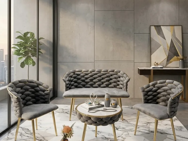 Juego de sala moderno 