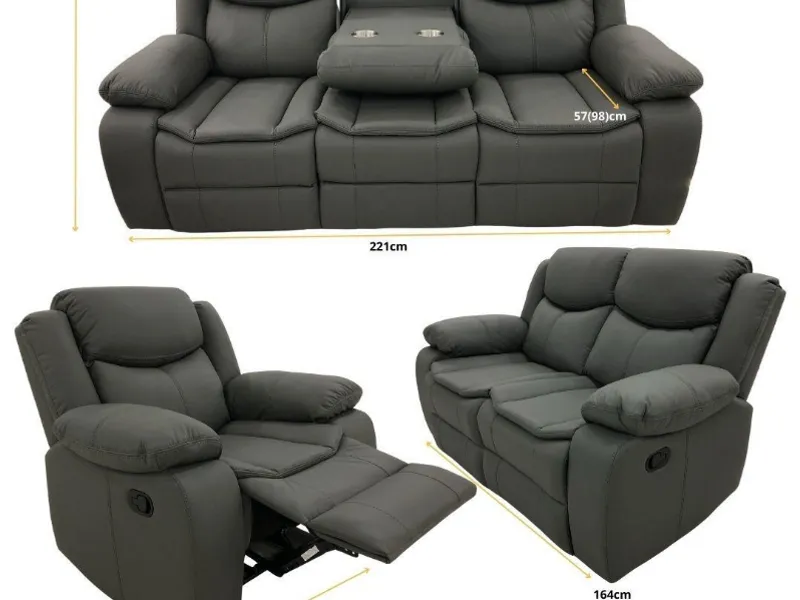 Juegos de sala 321 plazas reclinables 