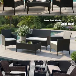 Juego de terraza modeno