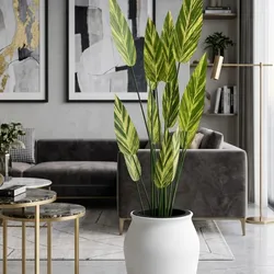 Planta artificial con maceta