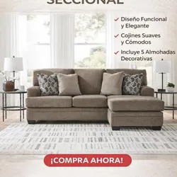 Sofá moderno seccional