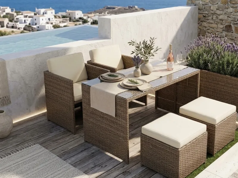 Juegos de terraza para exteriores e interiores 