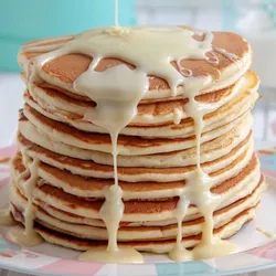 Pancakes con leche condensada