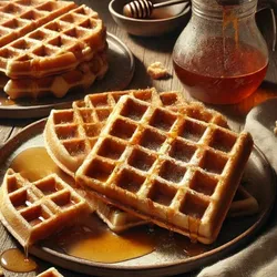 Waffles con miel 🍯