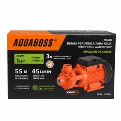 BOMBA PERIFÉRICA PARA AGUA AQUABOSS QB-50 (1HP)