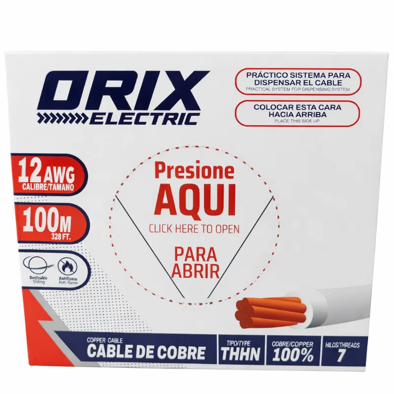 CABLE ELÉCTRICO COBRE 12