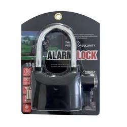 CANDADO CON ALARMA DE SEGURIDAD