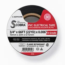 CINTA AISLANTE ELECTRICA PVC COBRA 