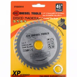 Disco para Madera Diesel Tools 4½” (115 mm)