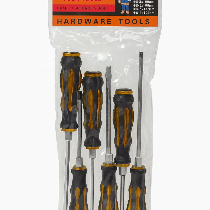 JUEGO DE DESTORNILLADORES 6 PIEZAS