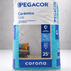 Pegacor Cerámico Gris (25 kg)