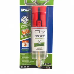 PEGAMENTO EPOXY TRANSPARENTE Q7 – JERINGA 25 ml