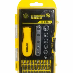 SET DE HERRAMIENTAS COMBINADO 40 PIEZAS