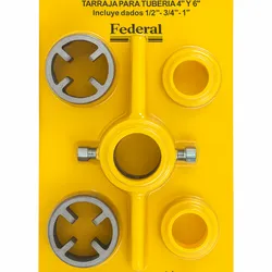 TARRAJA PARA TUBERÍA PVC (Juego Completo)