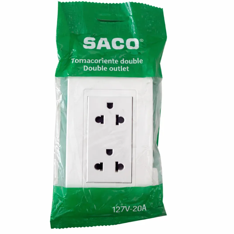 TOMACORRIENTE DOBLE 20A