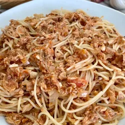 Espaguetis con Atún