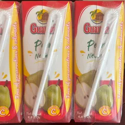 Jugo de caja de pera
