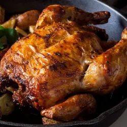 Pollo entero asado