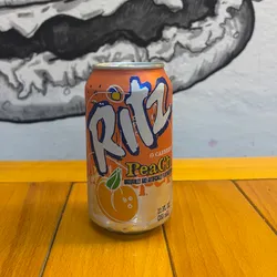 Refresco de melocotón lata