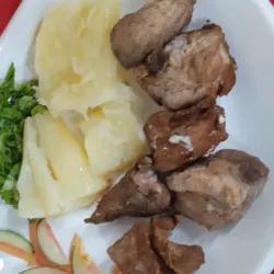 Masa de cerdo frita