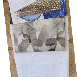 Cortina + alfombra de baño