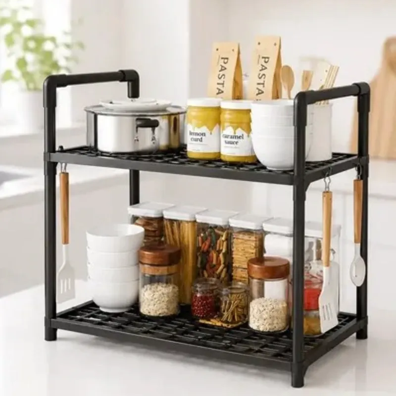 Estante de cocina de 2 niveles