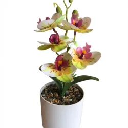 Flor artificial redonda