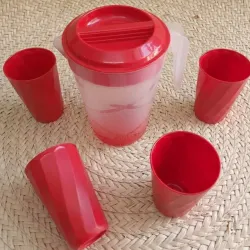 Jarra + 4 vasos