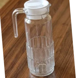 Jarra de cristal con tapa