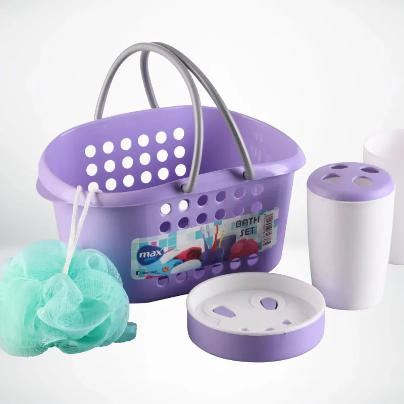 juego de baño + esponja