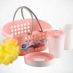 juego de baño + esponja