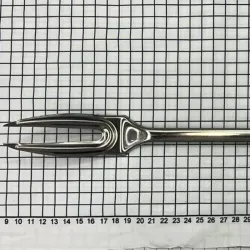 Tenedor de dos puntas