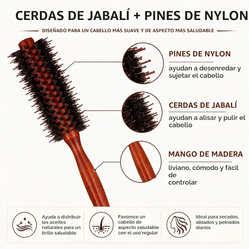 Cepillo Redondo Pequeño