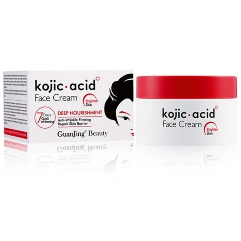 Crema facial ácido kójico, colección Geisha GUANJIN 
