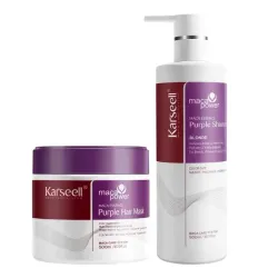 Combo Shampoo y Crema Matizadora Karseell 