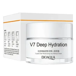Crema de Maquillaje Hidratacion Profunda y Transparente de Cristal V7 de BIOAQUA).