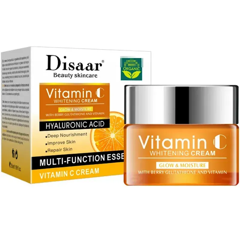 Crema Facial Vit C y Acido Hyaluronico DISAAR 