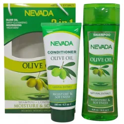 Kit Shampoo y Acondicionador Olive Oil NEVADA
