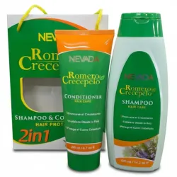Kit Shampoo y Acondicionador Romero Crecepelo NEVADA