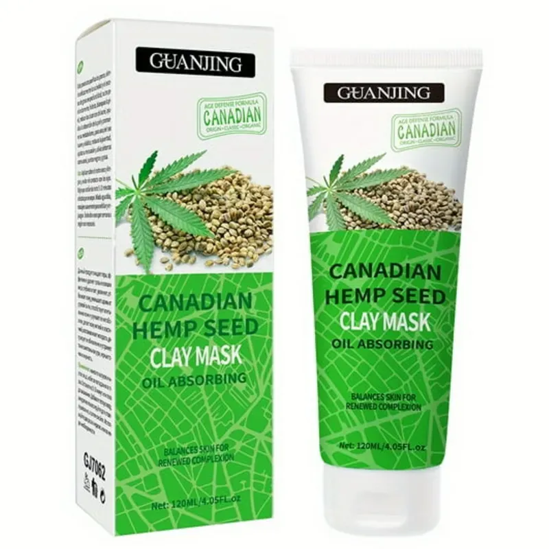 Mascarilla Arcilla Semilla de Cáñamo Canadiense GUANJING 
