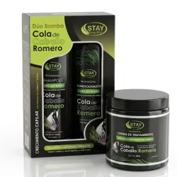 Shampoo, Acondicionador y Crema Capilar Cola de Caballo Romero
