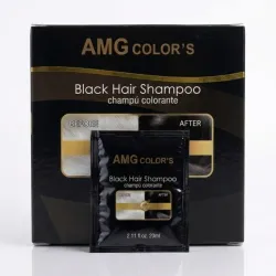 Shampoo Colorante Cabello Negro AMG COLORS