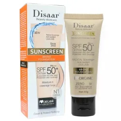 Protector solar 50spf color oil free DISAAR 