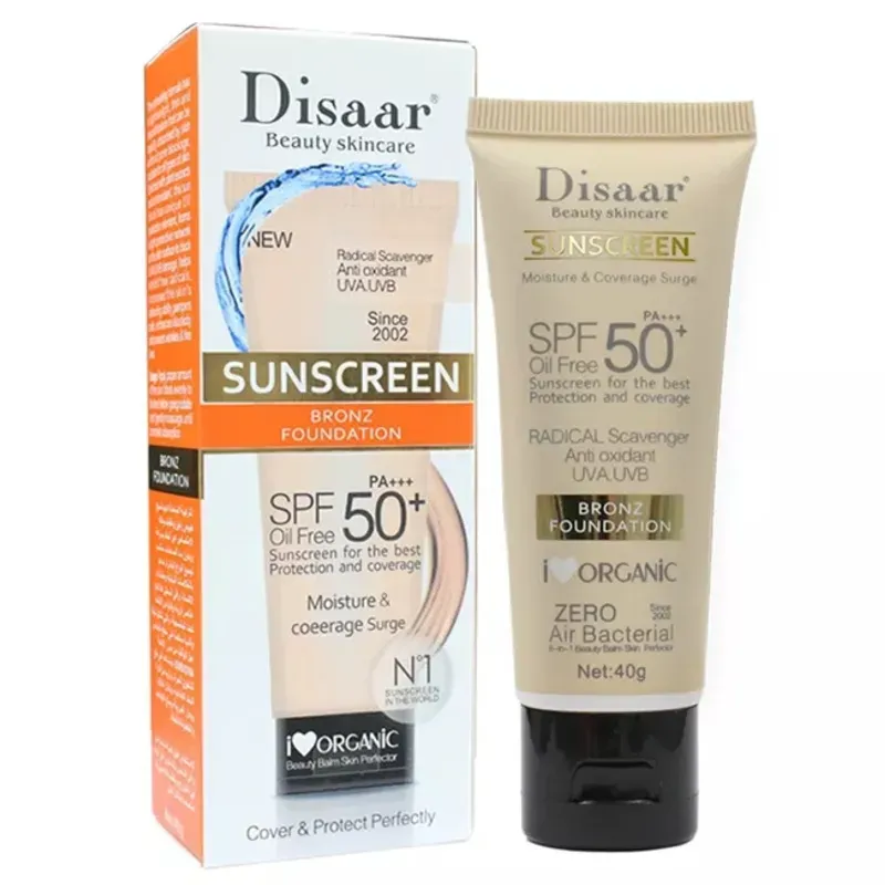 Protector solar 50spf color oil free DISAAR 