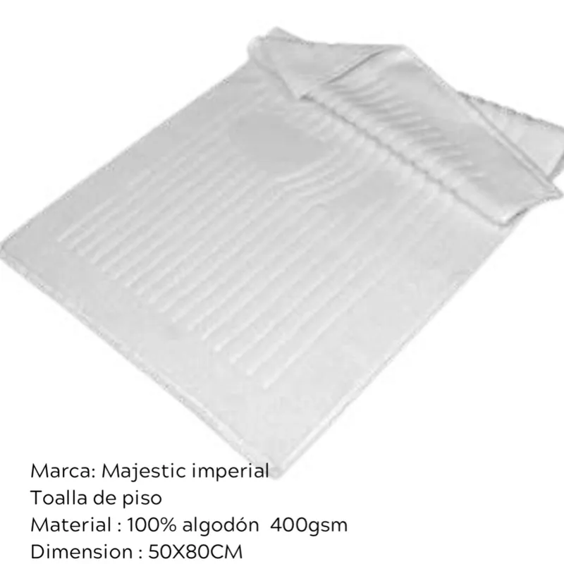 Toallas de piso blancas 