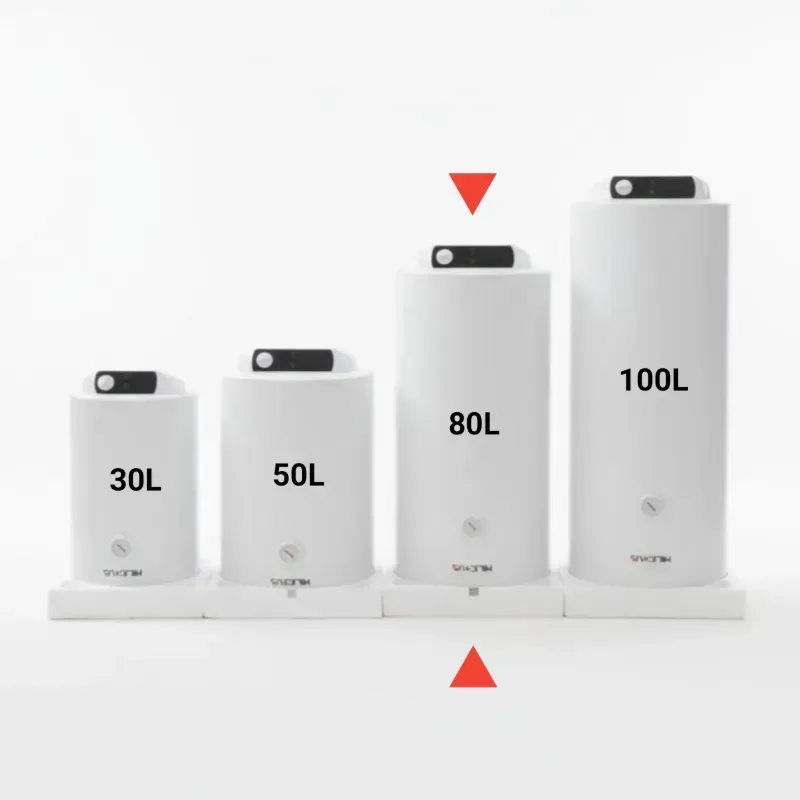 CALENTADOR DE AGUA ELÉCTRICO MILEXUS DE 80L