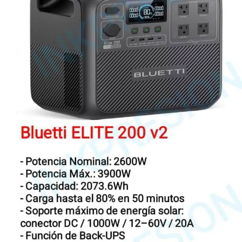 🚀 BLUETTI ELITE 200 v2: Potencia y Velocidad Insuperables