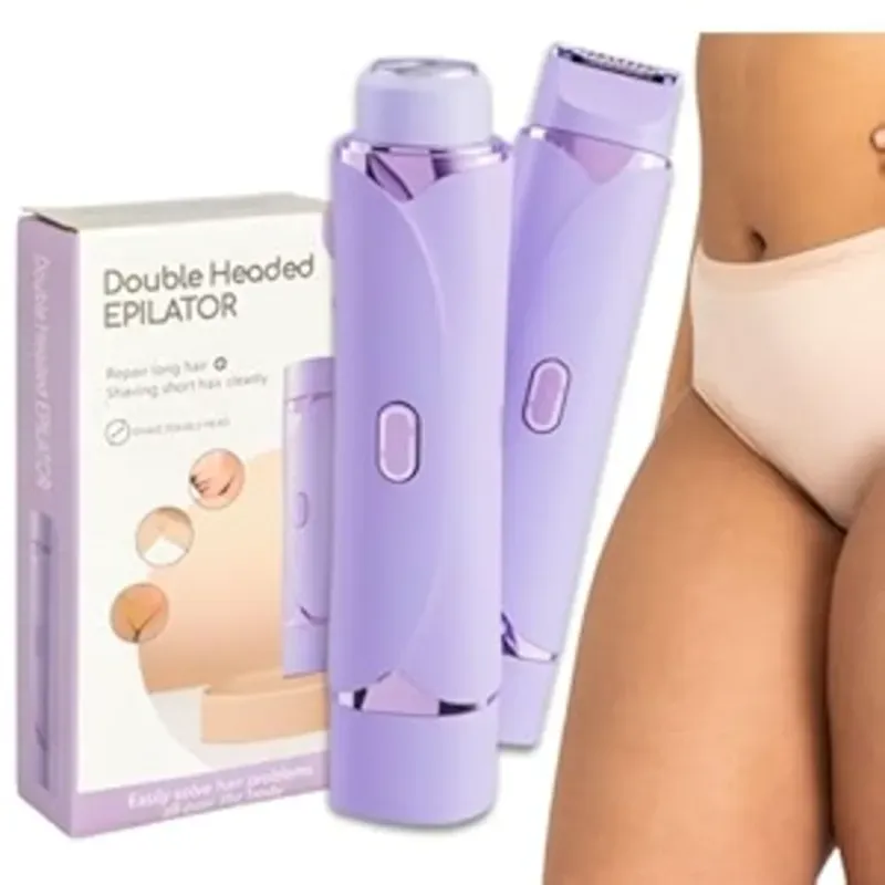 Depilador de doble cabezal