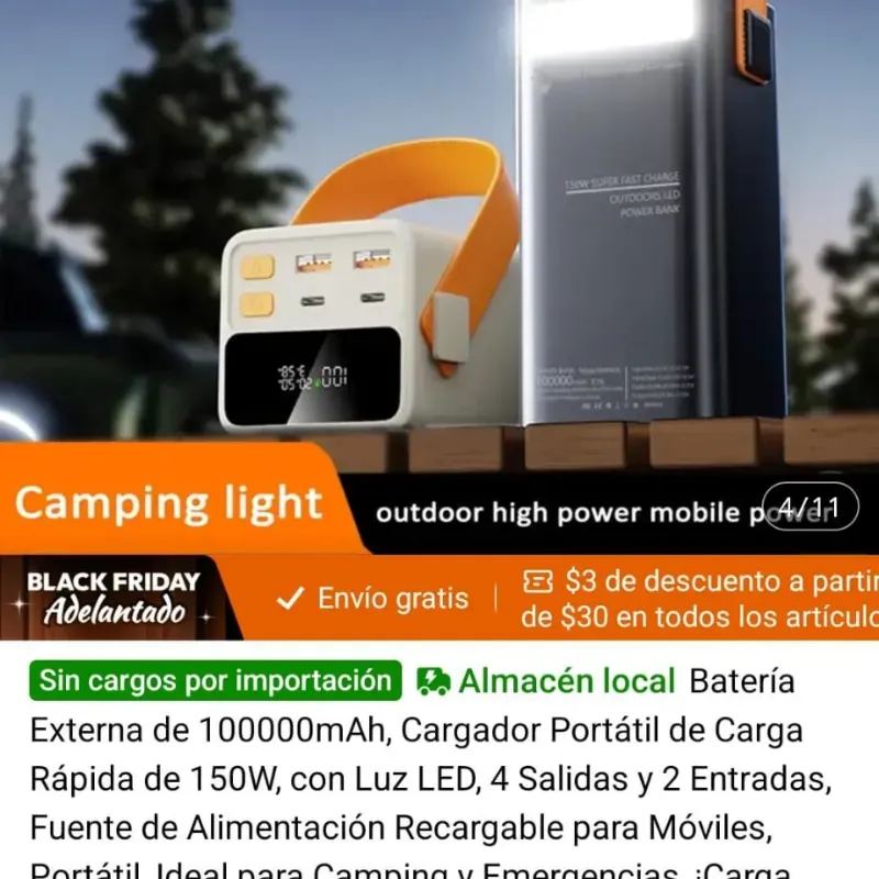 Powerbank 100000 mAh