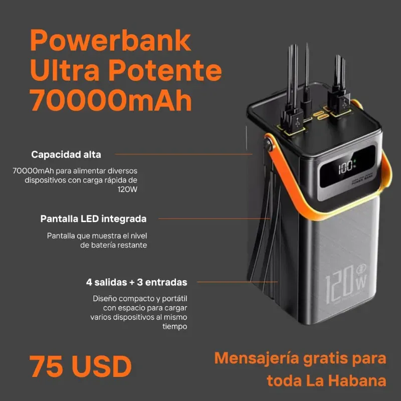Powerbank 70000. mAh